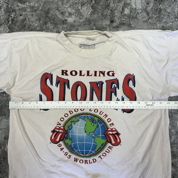 Vintage Rolling Stones 1994-95 VooDoo Lounge World Tour  XL Shirt READ - Picture 8 of 9